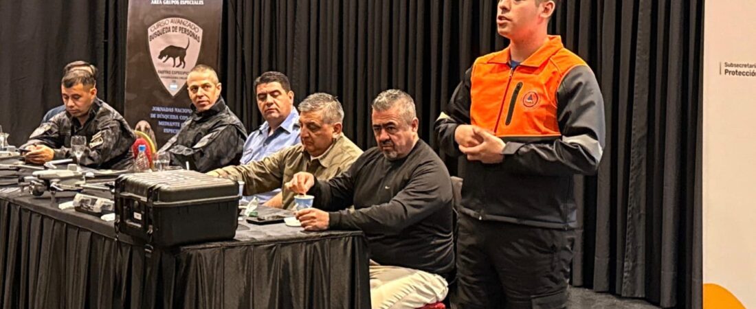 El Gobierno del Chubut brindó una capacitación en búsqueda de personas