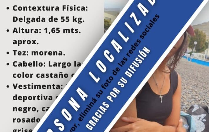 Encontraron a Romina Belén Córdoba y dieron por finalizada su búsqueda