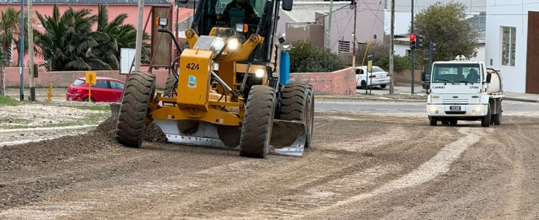 El Municipio intensifica las tareas de mantenimiento vial en distintos sectores de la ciudad