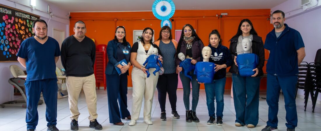 El CPB San Martín junto a Salud Municipal capacitó a los papás del jardín maternal en RCP