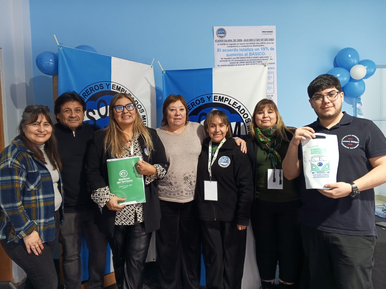 El SOEM entregó cerca de 100 anteojos a afiliados tras una nueva Jornada de Salud Visual