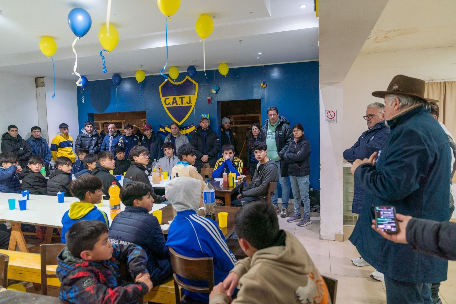 El intendente acompañó el acto por el centenario del Club Talleres Juniors