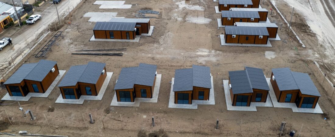 Municipio y Provincia coordinan la instalación de 50 módulos más para las familias afectadas por el Hermitte