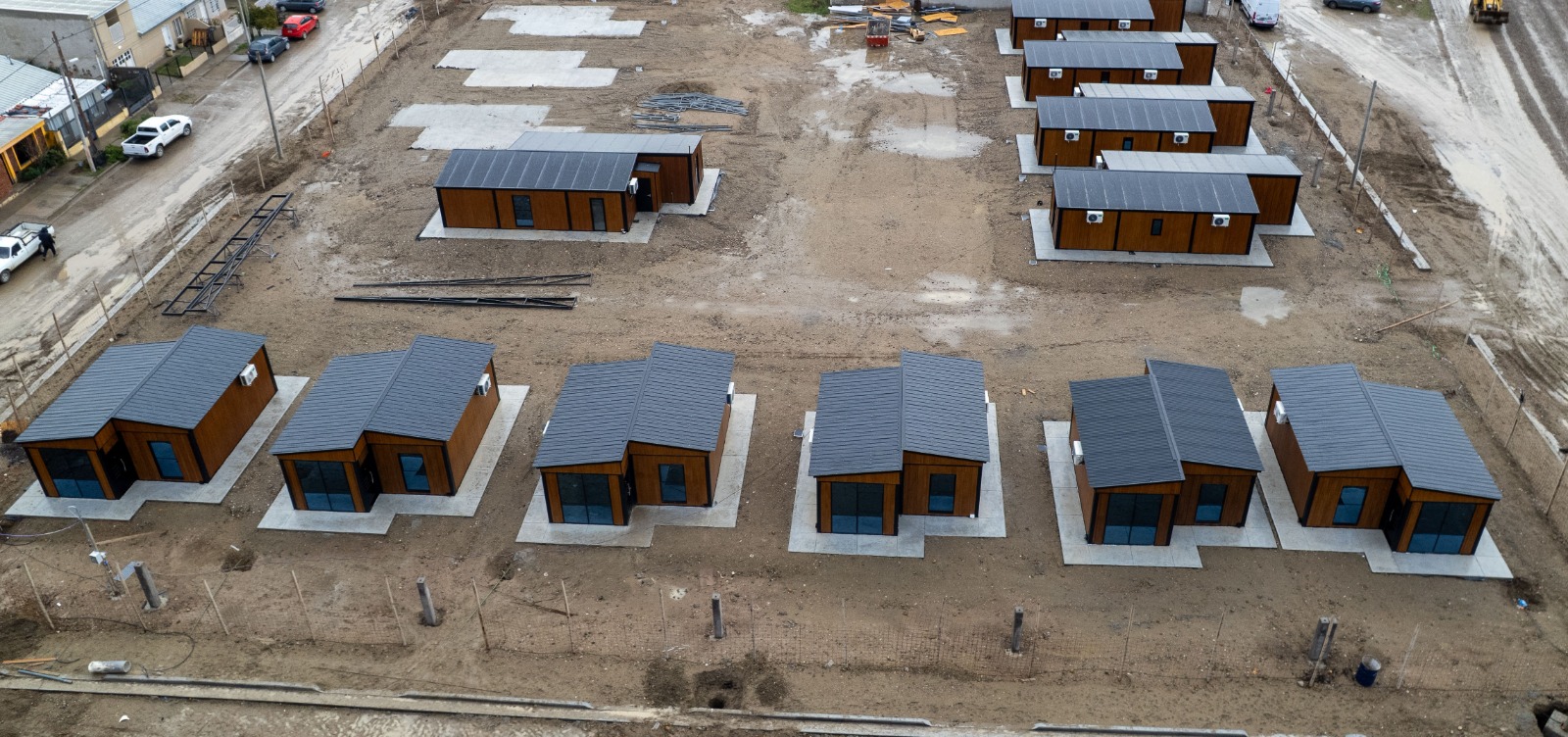 Municipio y Provincia coordinan la instalación de 50 módulos más para las familias afectadas por el Hermitte