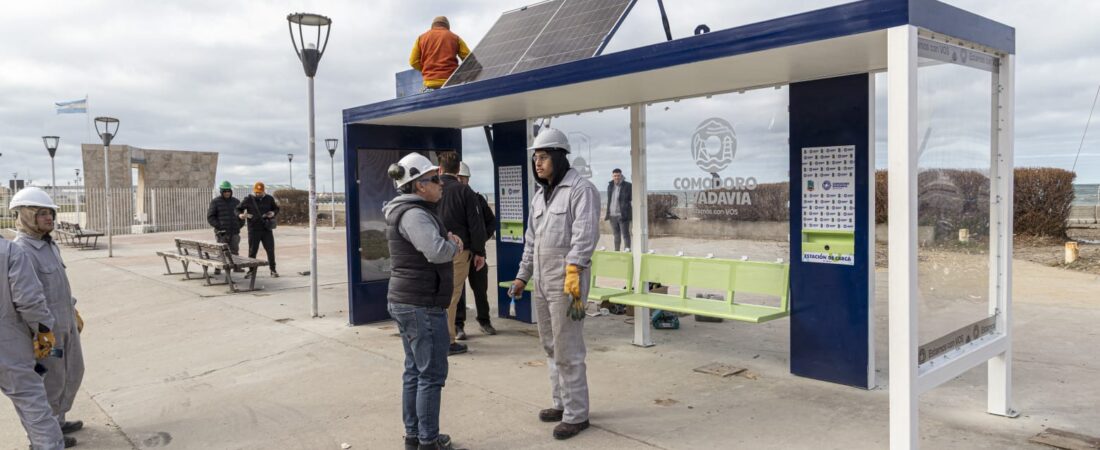 Comodoro avanza con la instalación de nuevas garitas de última generación