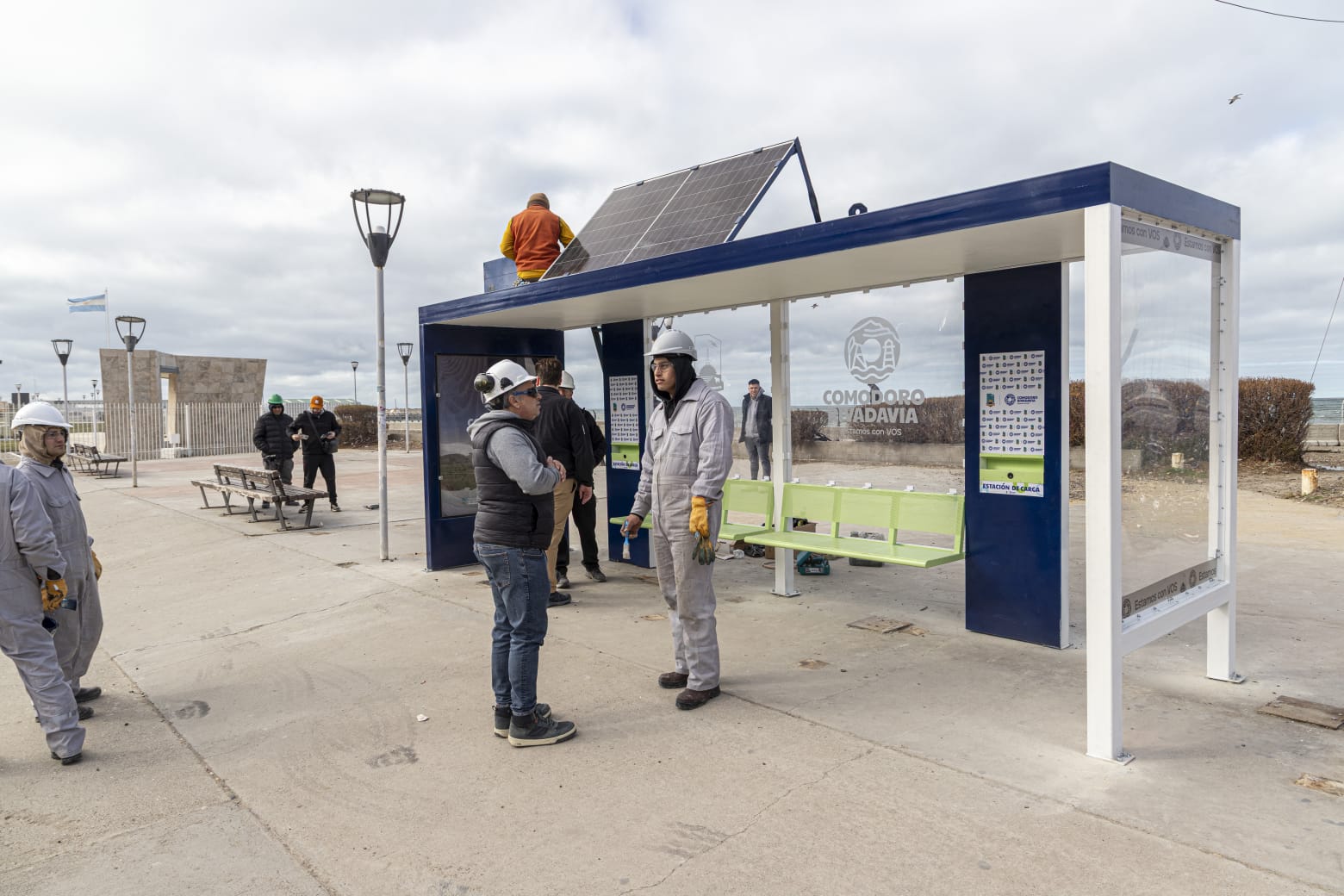 Comodoro avanza con la instalación de nuevas garitas de última generación