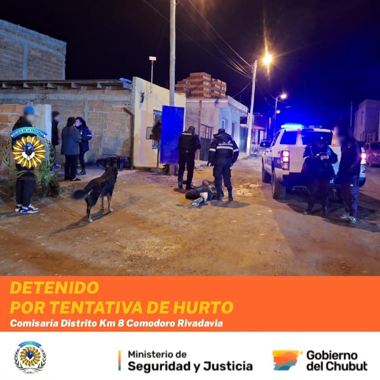 Aprehensión en el barrio Comipa tras un intento de robo en un comercio