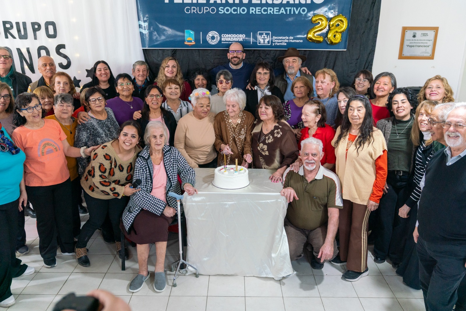 Othar acompañó el 28° aniversario del Grupo Socio-Recreativo “Manos Amigas”