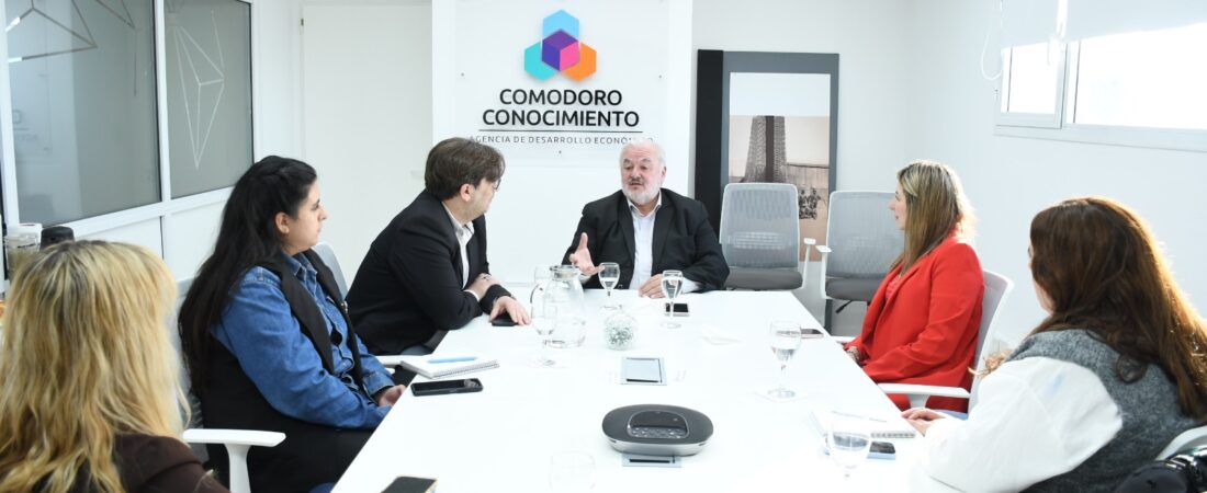 Representantes de Nación visitaron Comodoro Conocimiento para conocer los programas tecnológicos y de innovación educativa