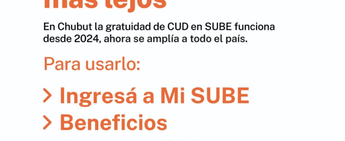 Chubut amplía la movilidad inclusiva en el transporte público